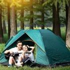 Tent Camping 1-2 Person Pop Up Tent Family Camping Tent Waterproof Windproof Portable Instant Automatic Tent