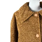 Coat New Wholesale Fashion Lady Faux Fur Lamb Hair Suit Collar Jacket Coat For Women