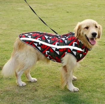 6XL Bulk Big Dog Vest Harness Jacket Coat Winter Waterproof Warm Pet Clothes for Small Large Dogs Clothing