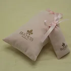 Pink Velvet Bag 13*21 Pink Velvet Jewelry Pouch Packaging Bags With Drawstrings