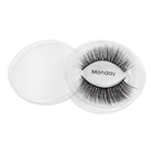 Hair Hot Selling Hand Made Natural Black Mink Hair 3d Women False Eyelash