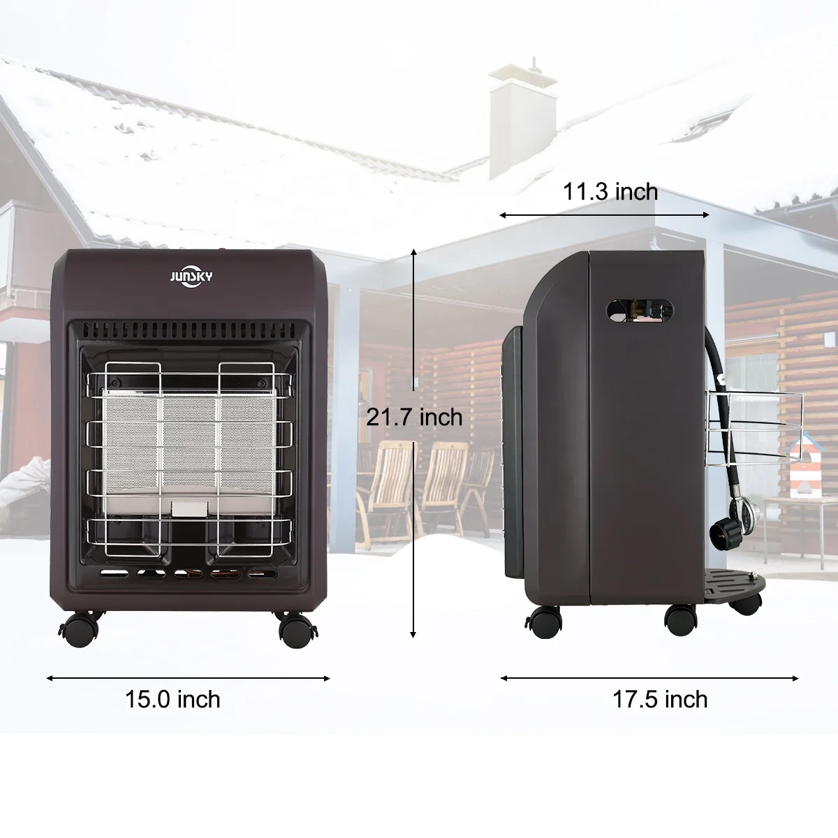 Gas Heater, Portable, Metal - detail 8