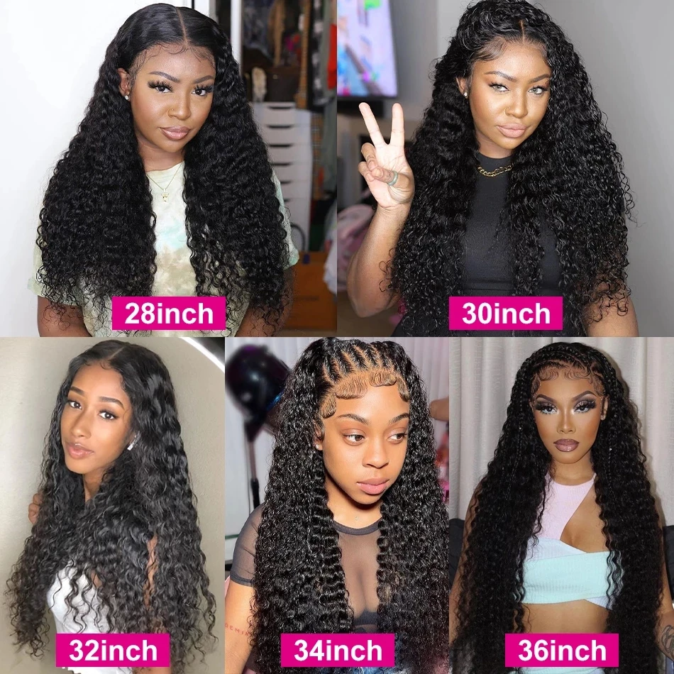 Fuxin Transparent Lace Frontal Wigs Raw Indian Human Hair Lace Wigs Virgin Cuticle Aligned Deep wave Full Lace Front Wig
