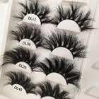3d real mink eyelashes vendors eye lashesh set full strip lashes fluffy 5d 25mm mink eyelash vendor cruelty free vegan eyelashes