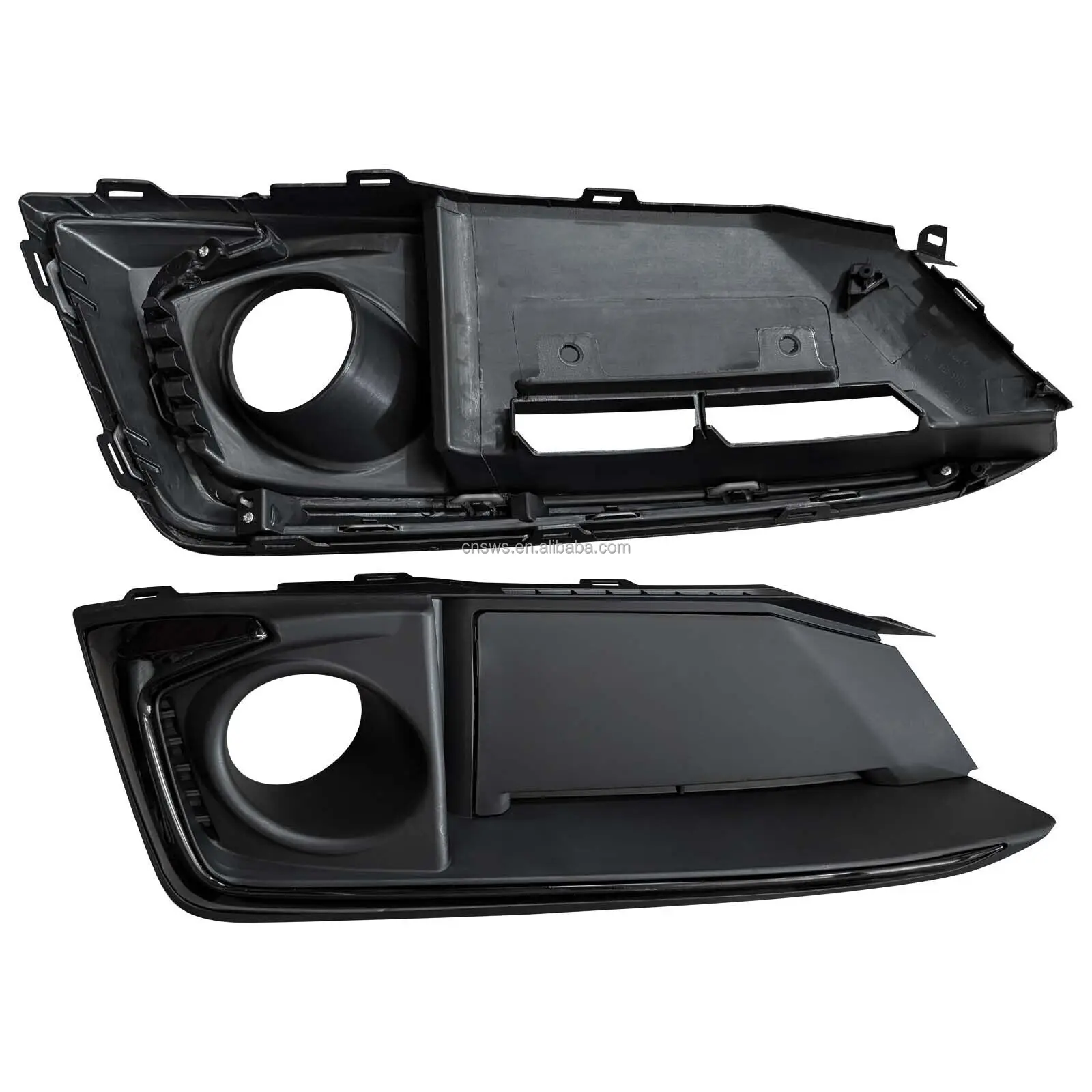 Producto Accesorios para automóviles Parachoques delantero Luz antiniebla Lámpara Cubierta biselada para Honda Civic 2019 2020 Sedán Coupé-36