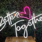 Neon Free Design Custom Neonlicht Warm Romantic Neon LED Light Letter Wedding Neon Light Wall Neon Sign
