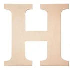 Wood DIY Craft Blank Wood Letters For Walls Decor Party Cut Wood Monogram Letter