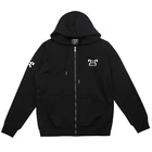 Men Blank Black Hoodie Mens Cotton Hoodie Men Blank Custom Embroidery Logo Cotton Black Zip Up Hoodie