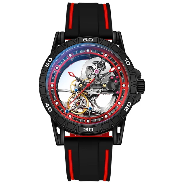 Business Men's Custom Logo Waterproof Wristwatches Men Sports Watch Men Luxury Bands Automatic Mechanical Wrist Watches