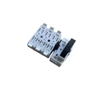 Terminal 1 Pin Fused Terminal Blocks With 3 Pin Compact Lever Connector With 3A Fuse
