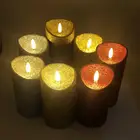 Candle Candle Wax Led Candles New Product Ideas 2021 LED Pillar Candle With Bullet Shape Wick 3d Wax Candle