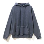 Hoodies Mens Womens Unisex High Quality Autumn Winter Streetwear Heavy Stone Washed Vintage Hoodies Blank
