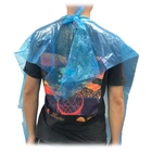 Cape Plastic Hair Cape Waterproof Disposable Hair Cutting Cape Mens Plastic Disposable Hairdressing Cape