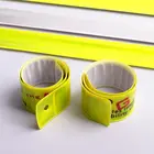Hand Band Slap Reflective Slap Band Promotion Gift Good Quality Hand Wrist Band Reflective Safety Slap Band