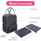 Baby Bags 3 In 1 2021 New Design Large Capacity Baby Diaper Backpack Bags 3 In 1 Diaper Backpack With Bassinet