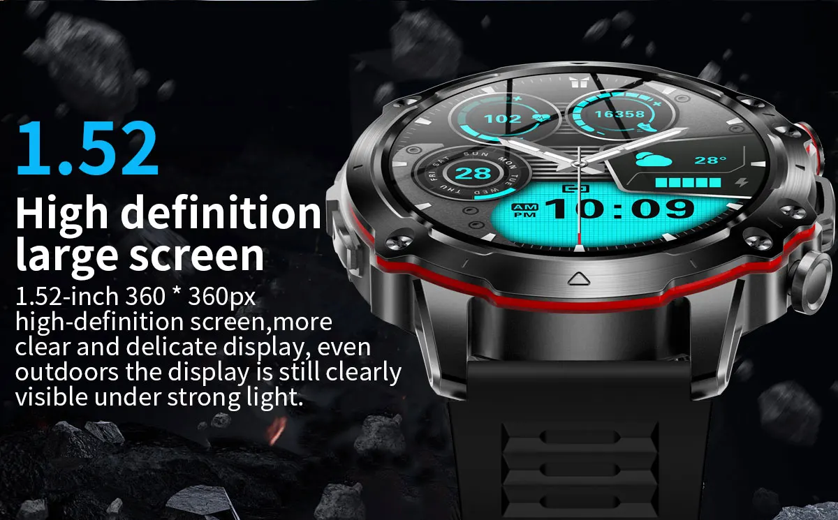 Newest 1.43 inch AMOLED Round Smart Watch 2023 V91 Smart Watch for Outdoor Sport BT Call Smartwatch Hombre