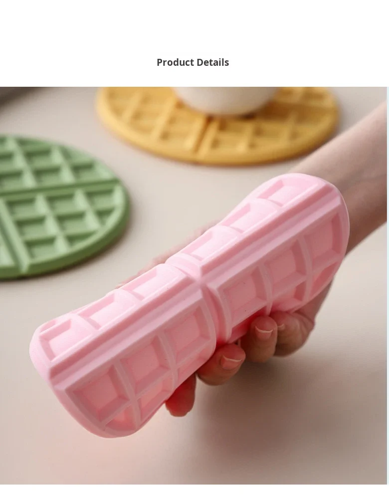 Creative Waffle Silicone Pot Holder Insulation Mat Waterproof Non-slip Dining Table Placemat Insulation Placemat supplier