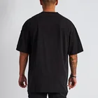 New Design Luxury Quality Cotton Loose Fit Little Drop Shoulder Brand Plain Men T Shirt Oversized