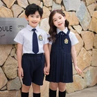 Oem Dressed New Custom Logo OEM Black White Kids Uniforms School School Uniform Dressed