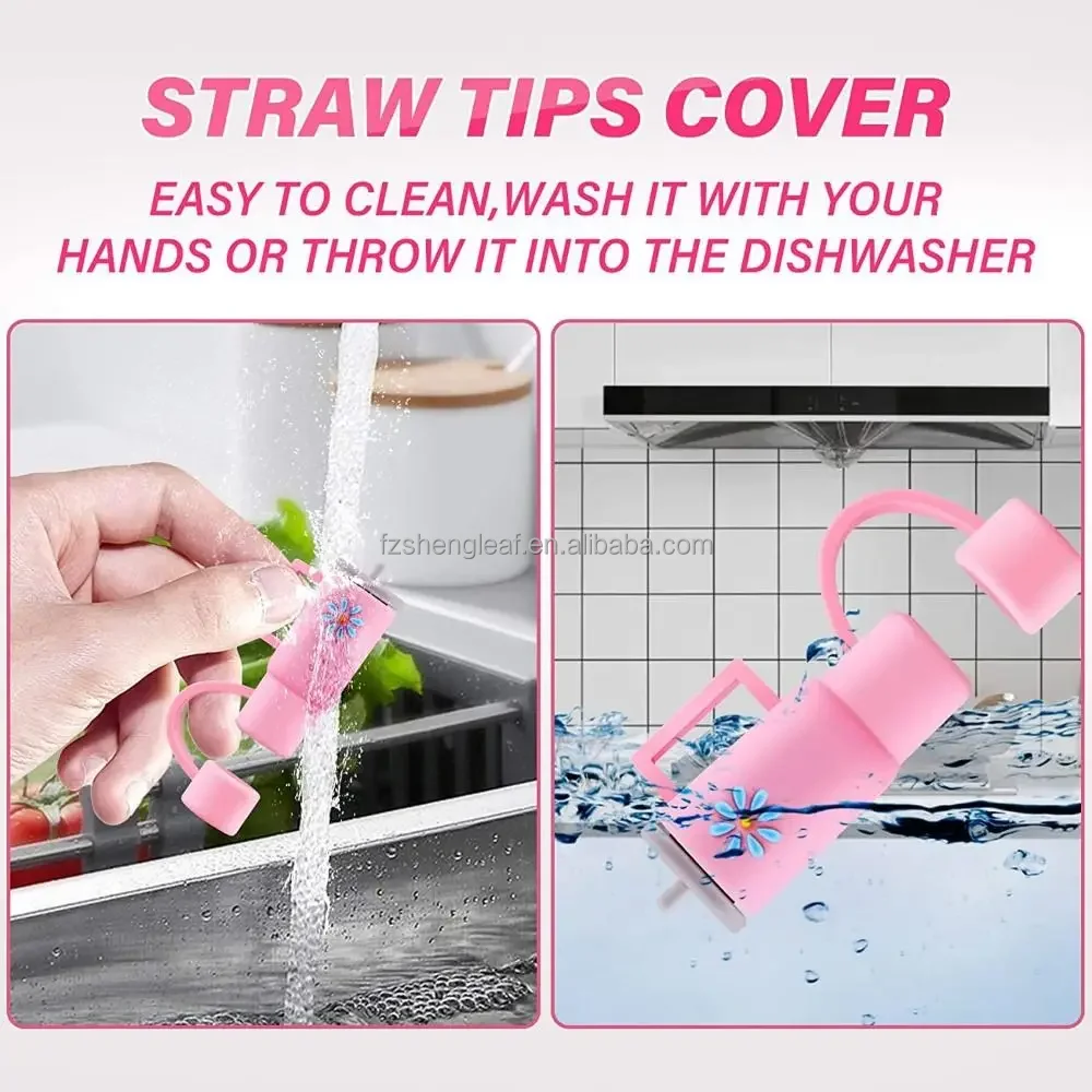 product custom eco friendly reusable silicone straws bar accessories with bow design-1