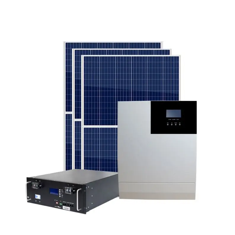 Residential Lithium Lifepo4 Battery Off Grid Solar System Complete 1kw