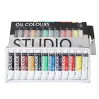 Oil Paint Wholesale Prices Non-toxic Oil Painting Color Set 12 Colors 12ml For Students And Artist