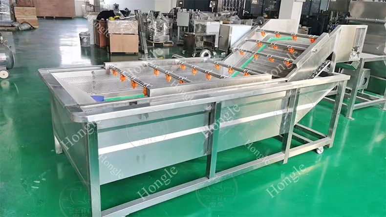 New Plant Machine for Dry Onion Rings Production 500 Kg/H Calibration Line Square Cutting Featuring Core Motor PLC factory