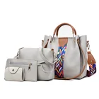 Hot Sale Hot Sale Fashion Cheap Price Lady Handbag Women Bag Sets PU Handbags 4 Pcs In 1 Set