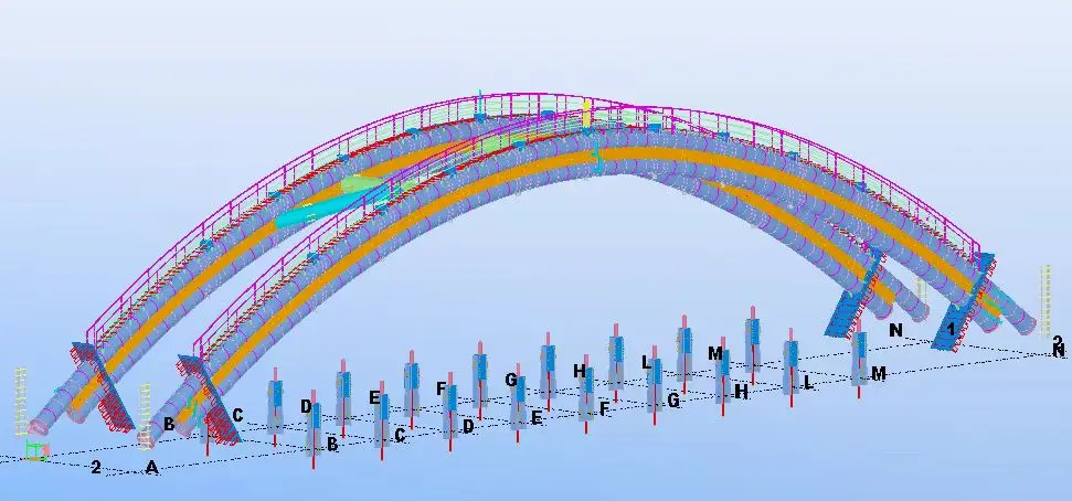 Modular Prefabricated Steel Structure Bridge details