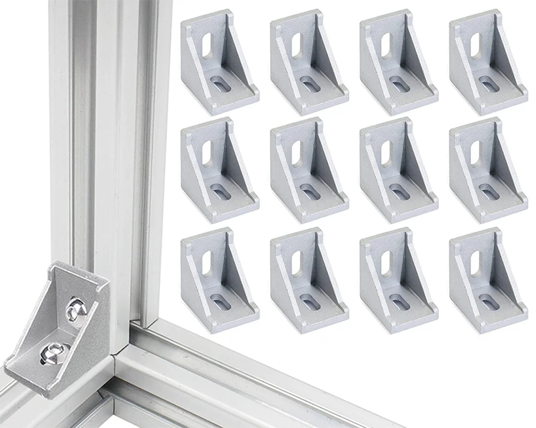 Silver L Shape Aluminium Angle Bracket Buy T Slot Bracket Aluminum T