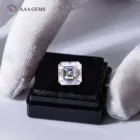 Diamond Asscher Cut Moissanite Stones White DE Color Loose Synthetic Moissanite Diamond Asscher Shape Moissanite