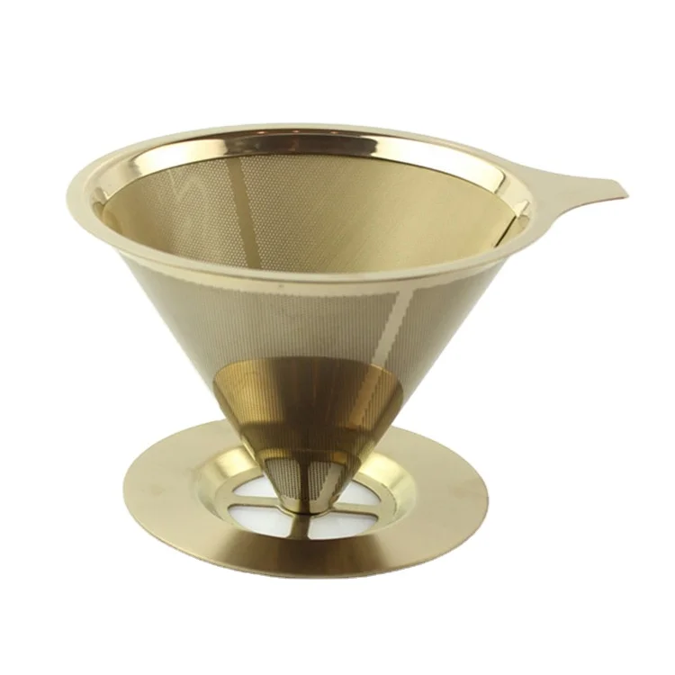 Stainless Steel Pour Over Gold Basket 