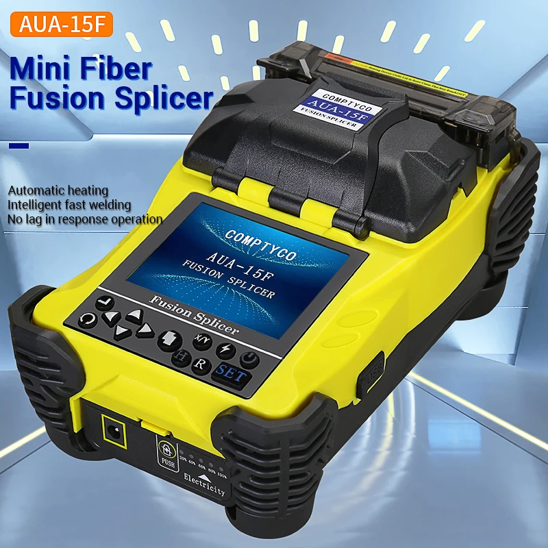 Ftth Aua15f Splicer Fiber Optik Fusion Machine Fiber Optic Splicing