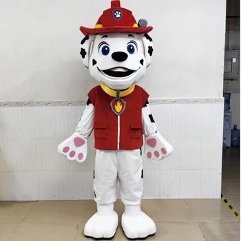 Qiman Custom Adult Size Custom made Cartoon Paw Theme Character Dog  Mascot Costumes For Sale