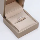 White Gold Ring Gold Customized Fine Jewelry Fashion Jewellery Diamond 18k White Gold Engagement Wedding Ring