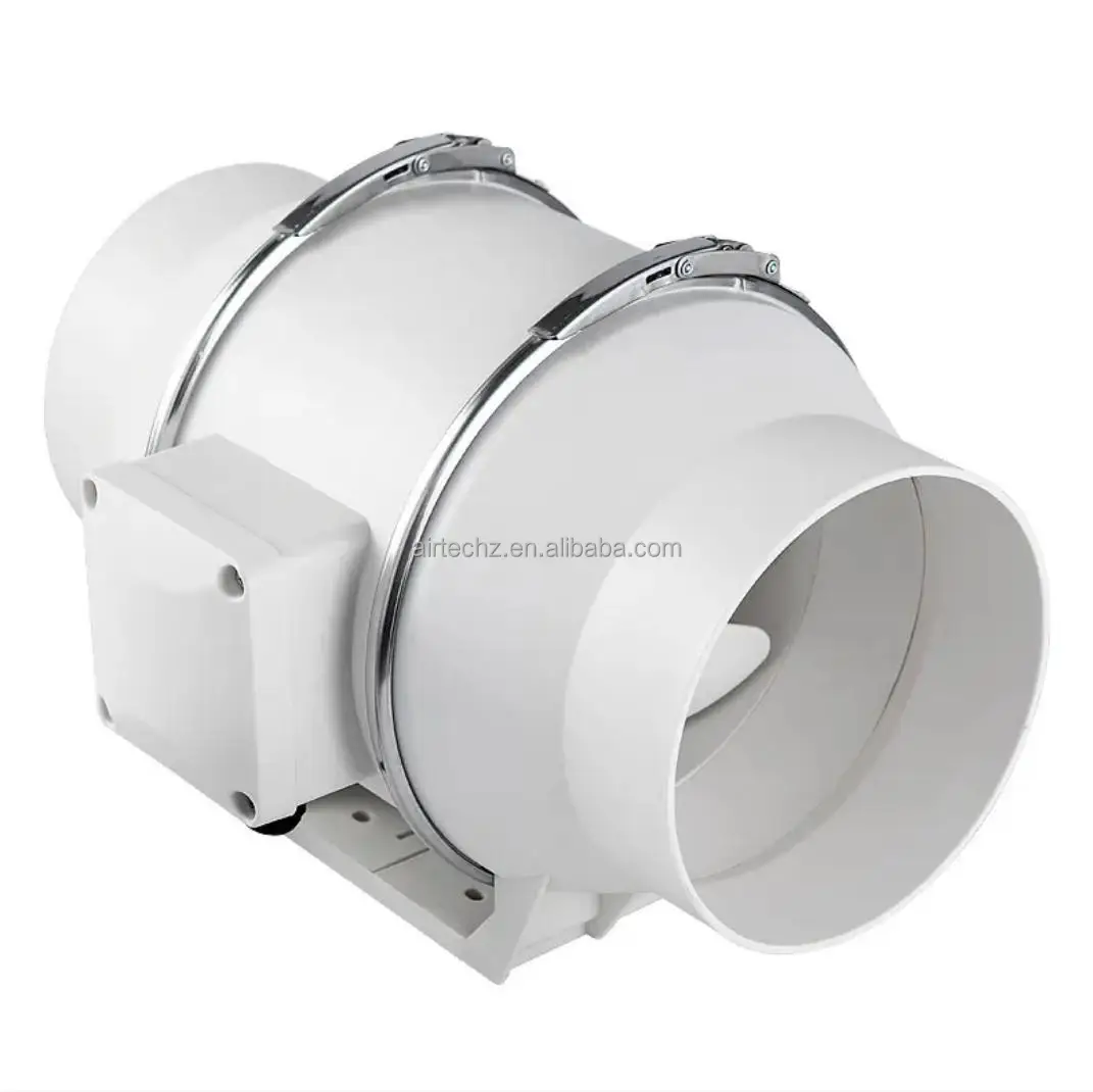 Inline Air Booster Fan, 110v, 8" - detail 2