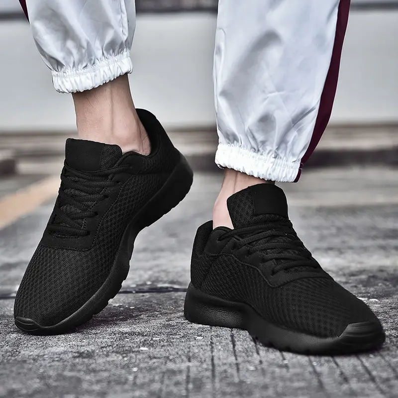 2022 New Breathable Lightweight Men Women Lovers Big Size 45,46,47 Size Black Shoes Trainers - Buy Black Shoes,Big Size Shoes,Men Black Sneakers Product on Alibaba.com
