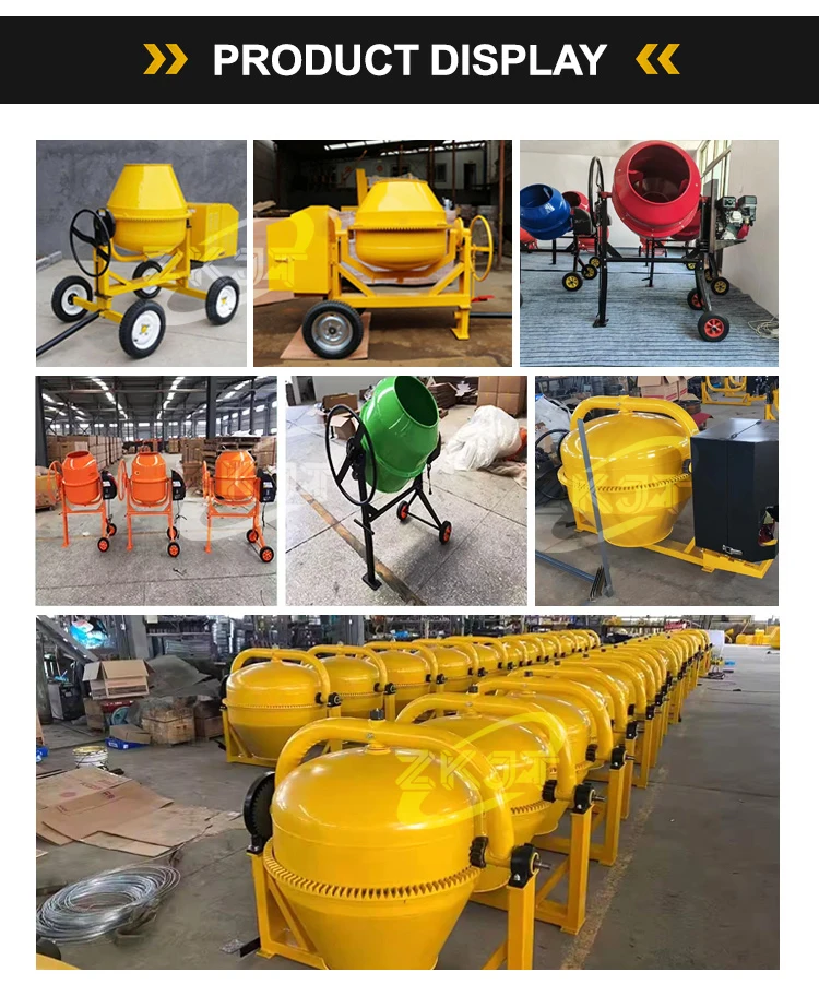 Portable Electric Mini cement Mixer Concrete Mortar Mixers