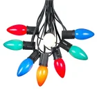 Holiday Holiday 0.6W 120V C9 Color Changing Plastic Smooth Bulb