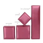 Premium Leather Gift Leather Wholesale Premium Leather Necklace Gift Box Microfiber Interior Women PU Jewelry Boxes