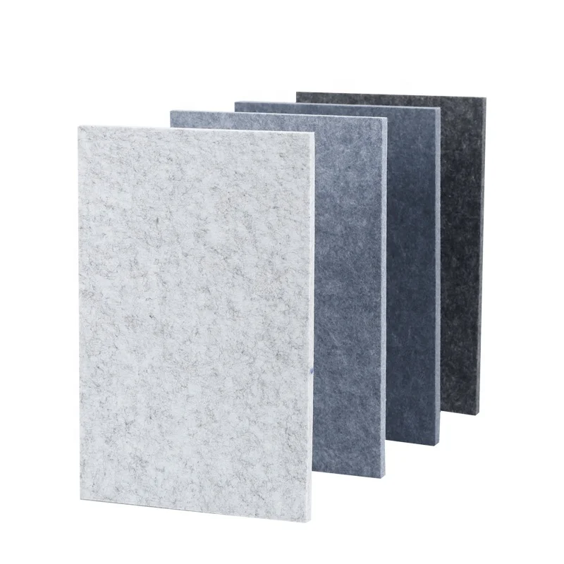 Pet Felt Sound Absorbing Panels Flame Retardant Soundproof Wall Panels Acoustic Panels