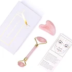 Jade Gua Sha Set In Stock High Quality Wholesale Price Facial Massage Jade Roller Jade Gua Sha Set