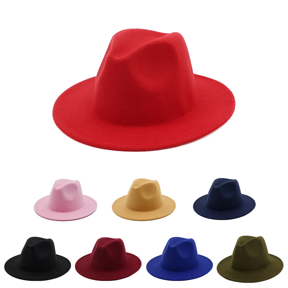 Wool Felt Fedora Cowboy Hats Wholesale 