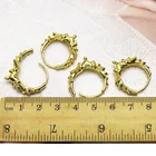 Earrings Hoop Fashion 18K Gold Plated Earrings Jewelry Accessories Vintage Crown Hoop Earrings For Women