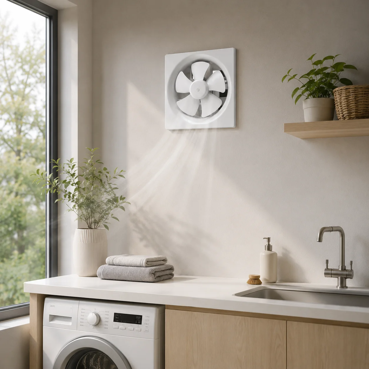 Gemtec Exhaust Fan, 150mm, 240mm, 28W, Wall - detail 12