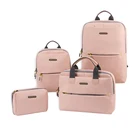 Bag Fashion Style Water Resistant Daily 4 In 1 Laptop Backpack Bag Set