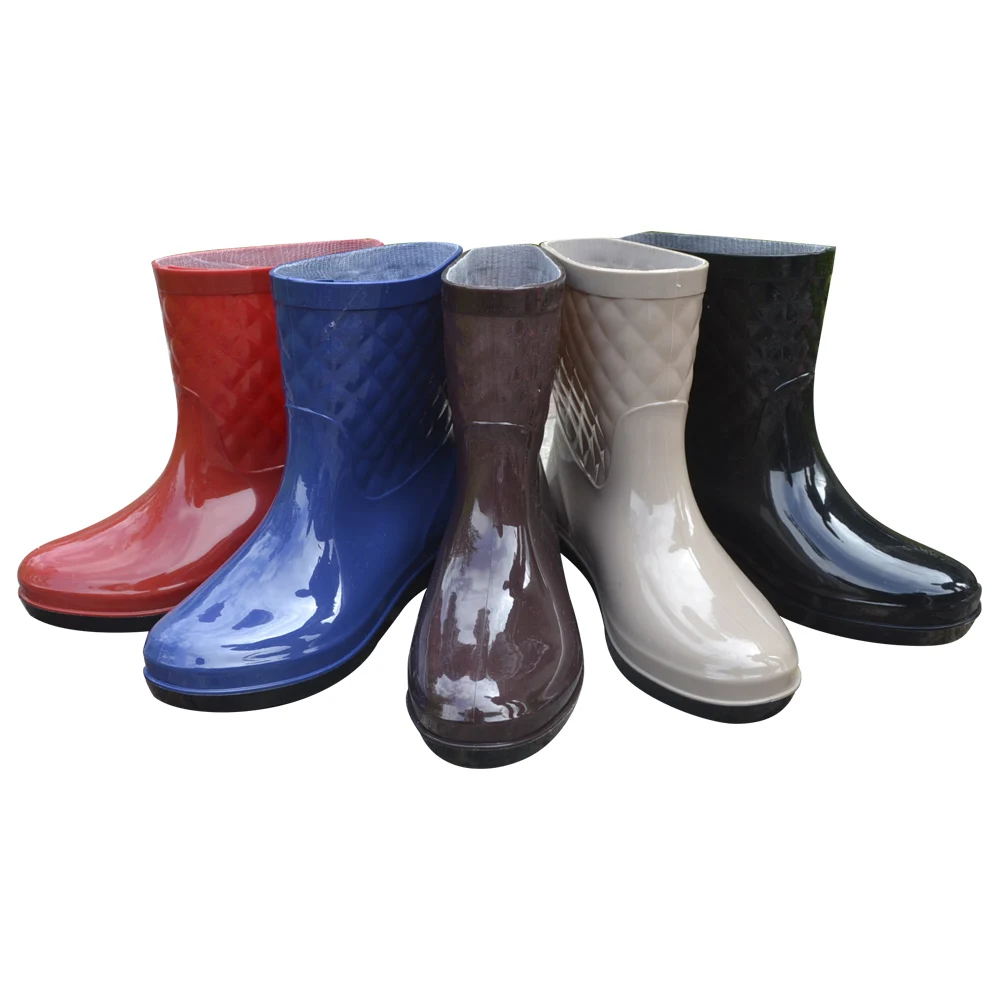 plastic rain boots womens