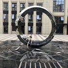 Art Famous Garden High Quality Art Stainless Steel Fountain Sculpture For Outdoor Decoration