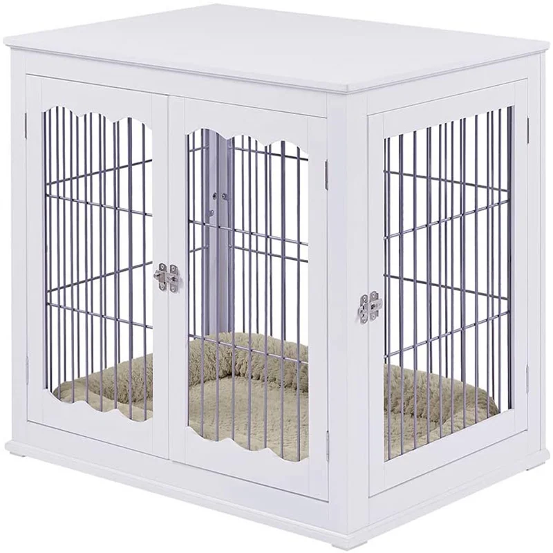 Custom Outdoor Pet dog kennels cages Portable Pet Dog House Bamboo Wood Pet dog Cages