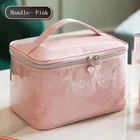 Bag Kit Makeup Bag Set PU Leather Large Organizer Toiletry Bag Pouch Makeup Cosmetic Bag Kit Set
